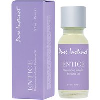 Entice Pheromone Perfume Oil Dropper, 0.5 oz (15 ml), Pure Instinct
