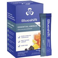 Essential Aminos Drink Mix, Blackberry Lemon, 10 Stick Packs, Blueshift Nutrition