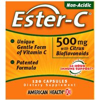 Ester-C 500 mg with Citrus Bioflavonoids, 120 Capsules, American Health