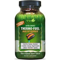 Extra-Energy Thermo-Fuel Max Fat Burner, 100 Liquid Soft-Gels, Irwin Naturals