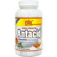 Extra Strength Antacid Plus Calcium, 120 Chewable Tablets, Bill Natural Sources