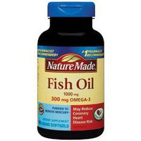 Fish Oil 1000 mg, 250 Softgels, Nature Made