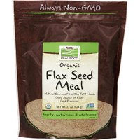 Flax Seed Meal, Certified Organic, 22 oz, NOW Foods