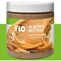 FloChi CBD Almond Butter Spread, 250 mg CBD, 8 oz (226 g), Irwin Naturals