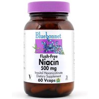 Flush Free Niacin 500 mg, 120 Vcaps, Bluebonnet Nutrition