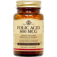 Folic Acid 800 mcg, 250 Vegetable Capsules, Solgar