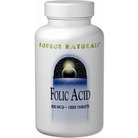 Folic Acid 800mcg 1000 tabs from Source Naturals