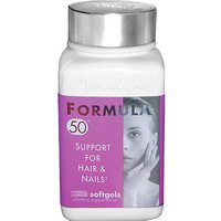 Formula 50, Support for Hair & Nails, 200 Softgels, Naturally Vitamins