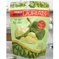 Freeze Dried Premium Monthong Durian, Sweet & Crispy Tropical Treat, 3.5 oz (100 g), Tropical Fields