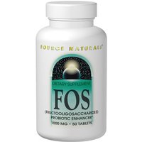 FOS Fructooligosaccharides 1000mg 50 tabs from Source Naturals
