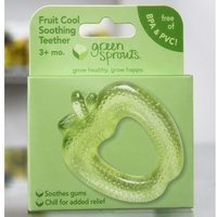 Fruit Cool Soothing Teether, Green Apple, 1 Unit, Green Sprouts