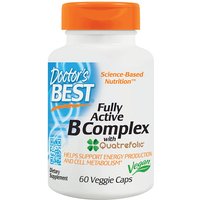 Fully Active B Complex with Quatrefolic, 60 Veggie Caps, Doctors Best
