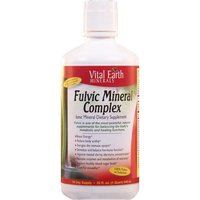 Fulvic Mineral Complex Liquid, Ionic Mineral Supplement, 32 oz, Vital Earth Minerals