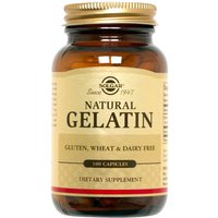 Natural Gelatin with Calcium, 100 Capsules, Solgar
