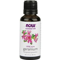 Geranium Oil, Pure Essential Oil 1 oz, NOW Foods