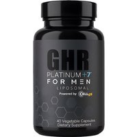 GHR Platinum+7 for Men, 40 Vegetable Capsules, NaturesTech Inc