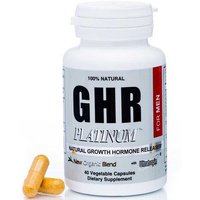 Buy 1 Get 1 FREE! GHR Platinum for Men, 40 Capsules, Natures Technology