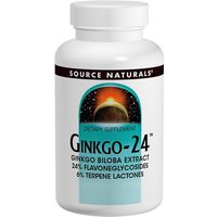Ginkgo-24 Ginkgo Biloba Extract 60mg 120 tabs from Source Naturals
