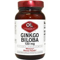 Ginkgo Biloba Extract 120 mg, 60 Veggie Capsules, Olympian Labs