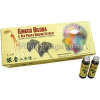 Ginkgo Biloba & Red Panax Ginseng Extract 30 x 10cc, Prince of Peace