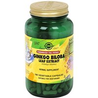 Ginkgo Biloba Leaf Extract - Standardized Full Potency, 180 Vegetable Capsules, Solgar