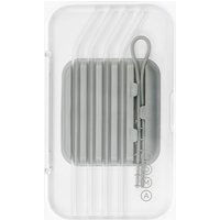 Glass Straw Set with Case & Cleaning Tool, Clear, 4 pc, Soma