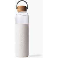 Glass Water Bottle, White, 25 oz, Soma