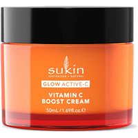 Glow Active-C Vitamin C Boost Cream, 1.69 oz, Sukin
