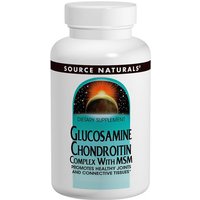 Glucosamine Chondroitin Complex w/MSM, 30 Tablets, Source Naturals