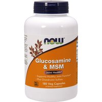 Glucosamine & MSM, Value Size, 180 Veg Capsules, NOW Foods