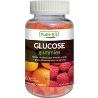 Glucose Gummies, Great Fruit Flavors, 60 Pectin Gummies, Yum-Vs Complete