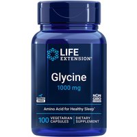 Glycine 1000 mg, 100 Vegetarian Capsules, Life Extension