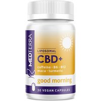 Liposomal CBD+ Good Morning, 25 mg CBD, 30 Vegan Capsules, Medterra