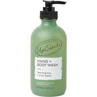 Hand + Body Wash with Lemongrass + Kiwi Water, 8.4 oz, UpCircle Beauty
