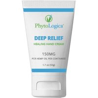 Deep Relief Healing Hand Cream, 150 mg PCR Hemp Oil, 1.7 oz, PhytoLogica