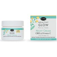 Healthy Glow Night Cream with CBD & Borage Oil, 1 oz, ShiKai