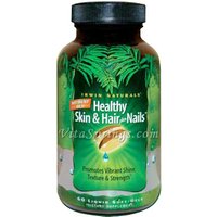 Nutrient Rich Healthy Skin & Hair plus Nails, 60 Liquid Soft-Gels, Irwin Naturals