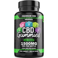 Hemp Bombs Original CBD Gummies, 15 mg CBD Per Gummy, 100 Count