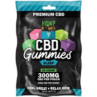 Hemp Bombs CBD Sleep Gummies, with Melatonin, 20 Count