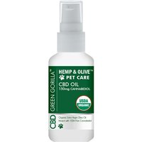 Hemp & Olive Pure CBD Oil for Pets 150 mg, 2 oz, Green Gorilla
