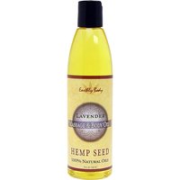 Hemp Seed Massage & Body Oil, Lavender, 8 oz, Earthly Body