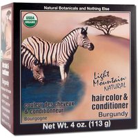 Natural Hair Color & Conditioner, Burgundy, 4 oz, Light Mountain Henna