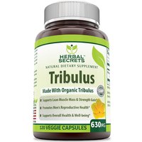 Herbal Secrets Tribulus 630 mg, 120 Veggie Capsules, Amazing Nutrition