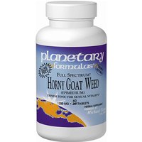 Horny Goat Weed (Epimedium) 600mg Full Spectrum 90 tabs, Planetary Herbals