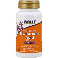 Hyaluronic Acid 100 mg 2X Plus, 60 Vcaps, NOW Foods