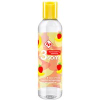 ID 3some 3-in-1 Lubricant, Strawberry Banana, 4 oz, ID Lubricants