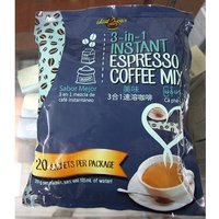 Ideal Tastes 3-in-1 Instant Espresso Coffee Mix, 20 Sachets