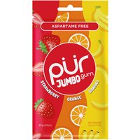 Jumbo Gum - Strawberry & Banana & Orange, 20 Pieces, PUR