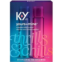 K-Y Yours & Mine Couples Lubricant, 2 x 1.5 oz, Paradise Marketing