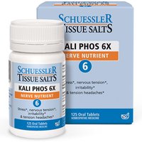 Kali Phos 6X Nerve Nutrient, 125 Tablets, Schuessler Tissue Salts